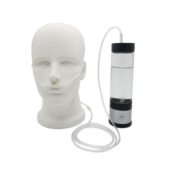 PERSONAL MOLECULAR HYDROGEN WATER MAKER WITH AN INHALER ADAPTER